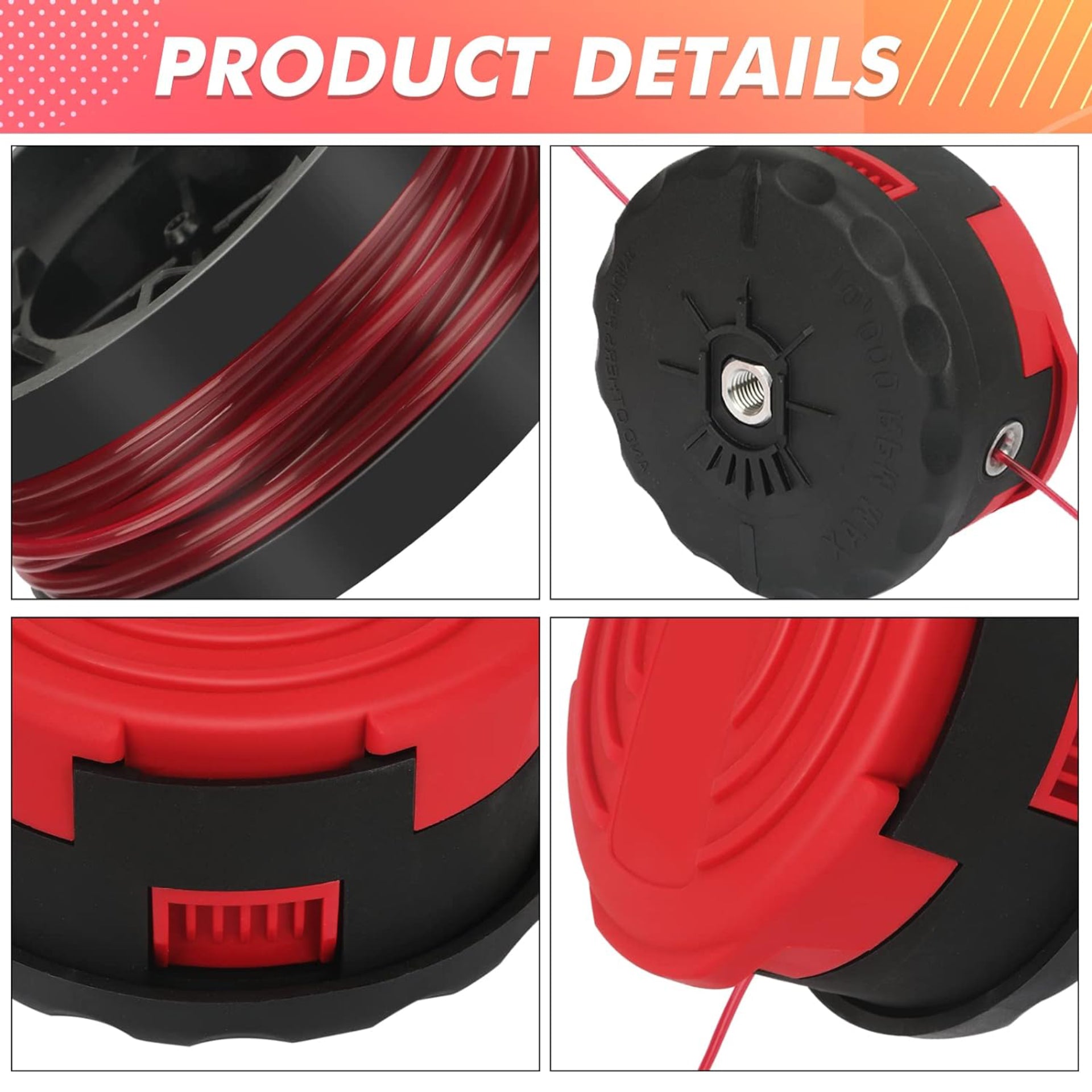 Eyoloty CMZST260H Replacement Trimmer Head Compatible with Craftsman CMCST920 CMCST960 CMCST960E1 Type 1,CMCST920M1 Qucikwind Weedwacker Series Cordless String Trimmer,With CMZST080TP 0.080" 20Ft Line