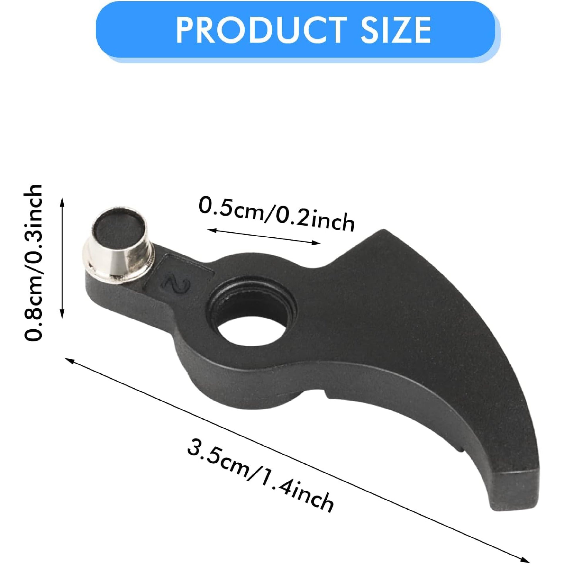 Eyoloty 90567079 Replacement Lever Assembly Compatible with Black Decker GH610 Type 1,GH900 Type 1,GH900 Type 2 Trimmer,Trimmer Spool Ratchet Lever,Replacement Trimmer Lever Attachments (8 Pack)
