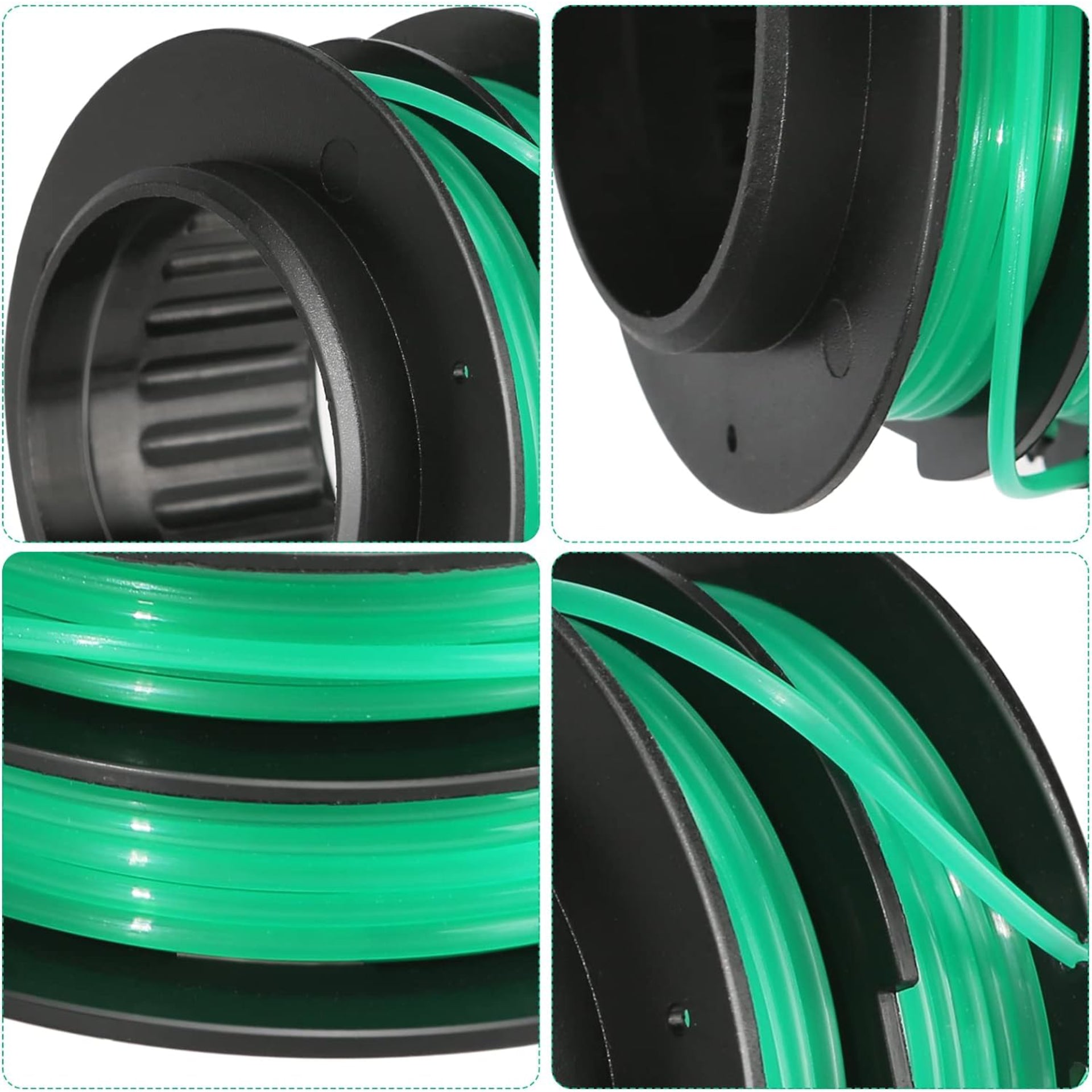 Eyoloty 537338601 Trimmer Head Spool 0.080" 20ft Compatible with Husqvarna T25 125LDX 128L 128LD 128LDX 128RJ 129L 128DJX 129DJX 124R String Trimmer (2 Pack)
