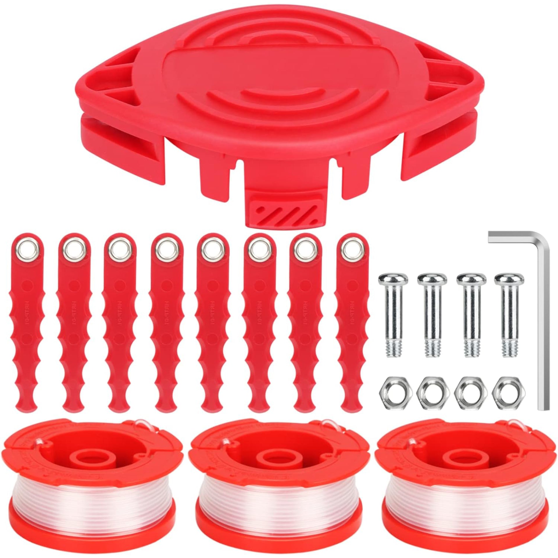 Eyoloty CMZST0653 Replacement Trimmer Spool & Blades Head Compatible w