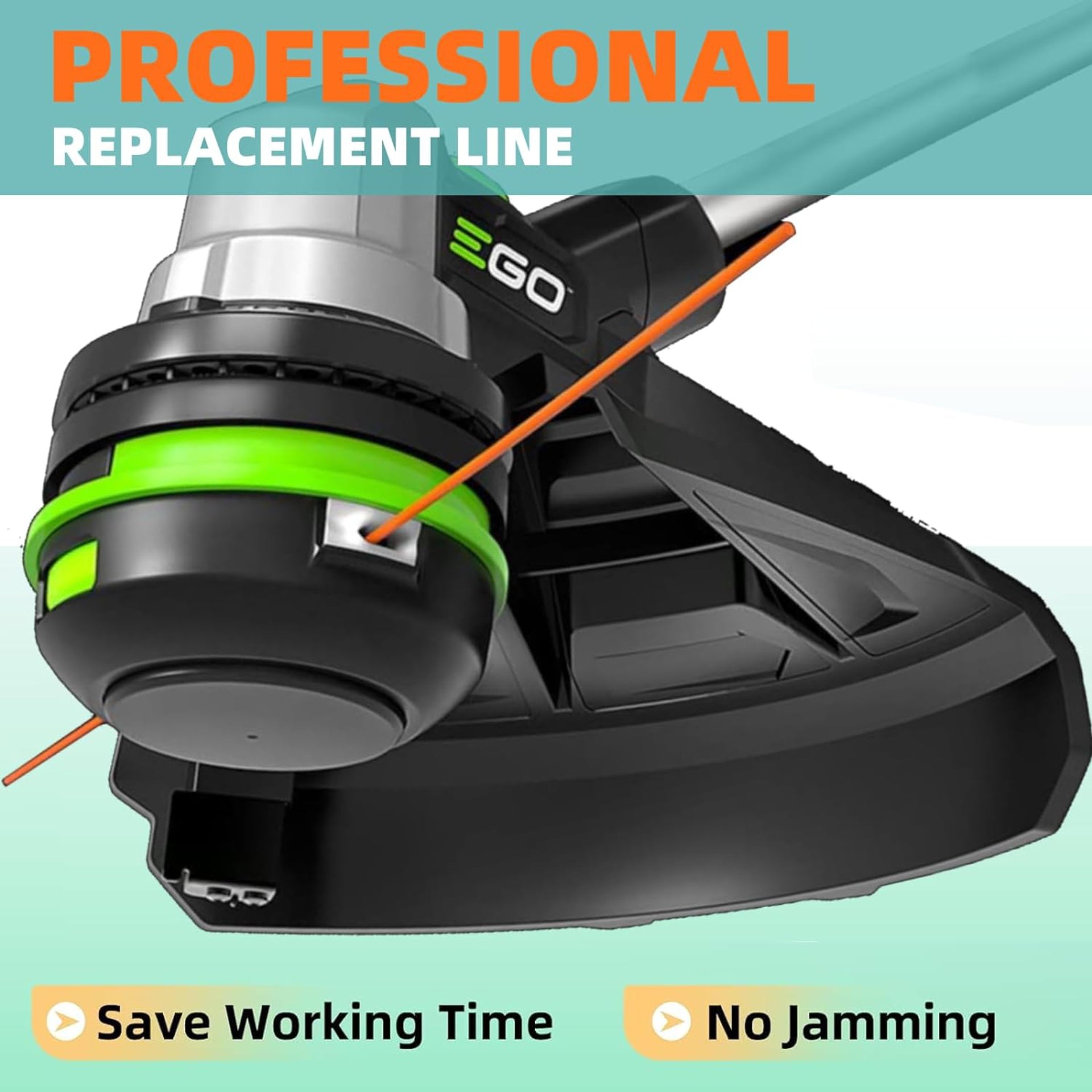Eyoloty AL2420P AL2450S AL2470B AL2420PB 0.095" 183Ft Trimmer Line Compatible with EGO 56-Volt 15" ST1500 ST1500-S ST1500F ST1500SF STA1500 Trimmer & Multi-Head String Trimmer Attachment (12 Pack)