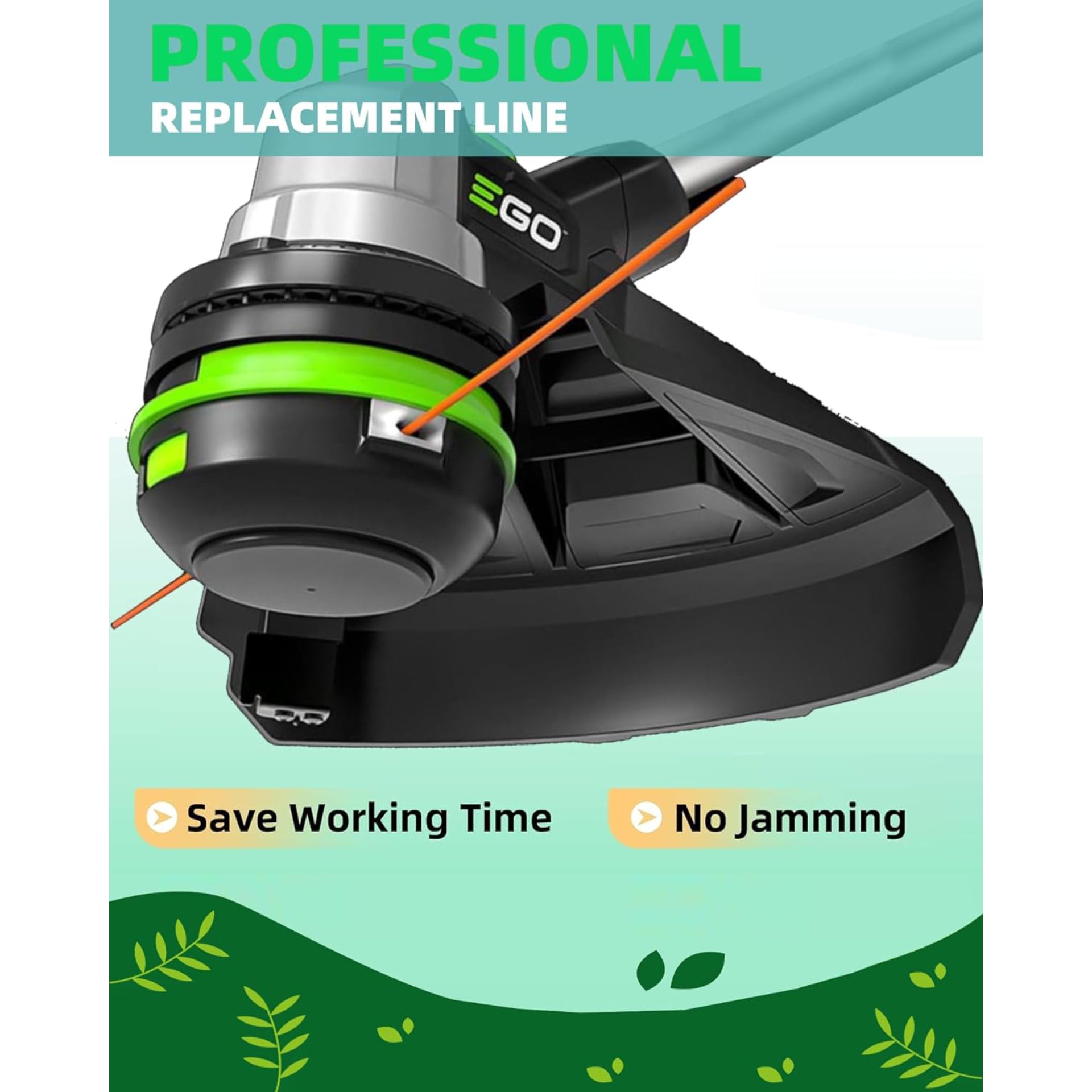 Eyoloty AL2420P Pre-Cut 0.095" 208Ft Twisted Line Compatible with EGO 56-Volt 15" ST1500 ST1500-S ST1500F ST1500SF STA1500 String Trimmer Weed Eater,AL2450S AL2470B AL2420PB Trimmer Line (12 Pack)