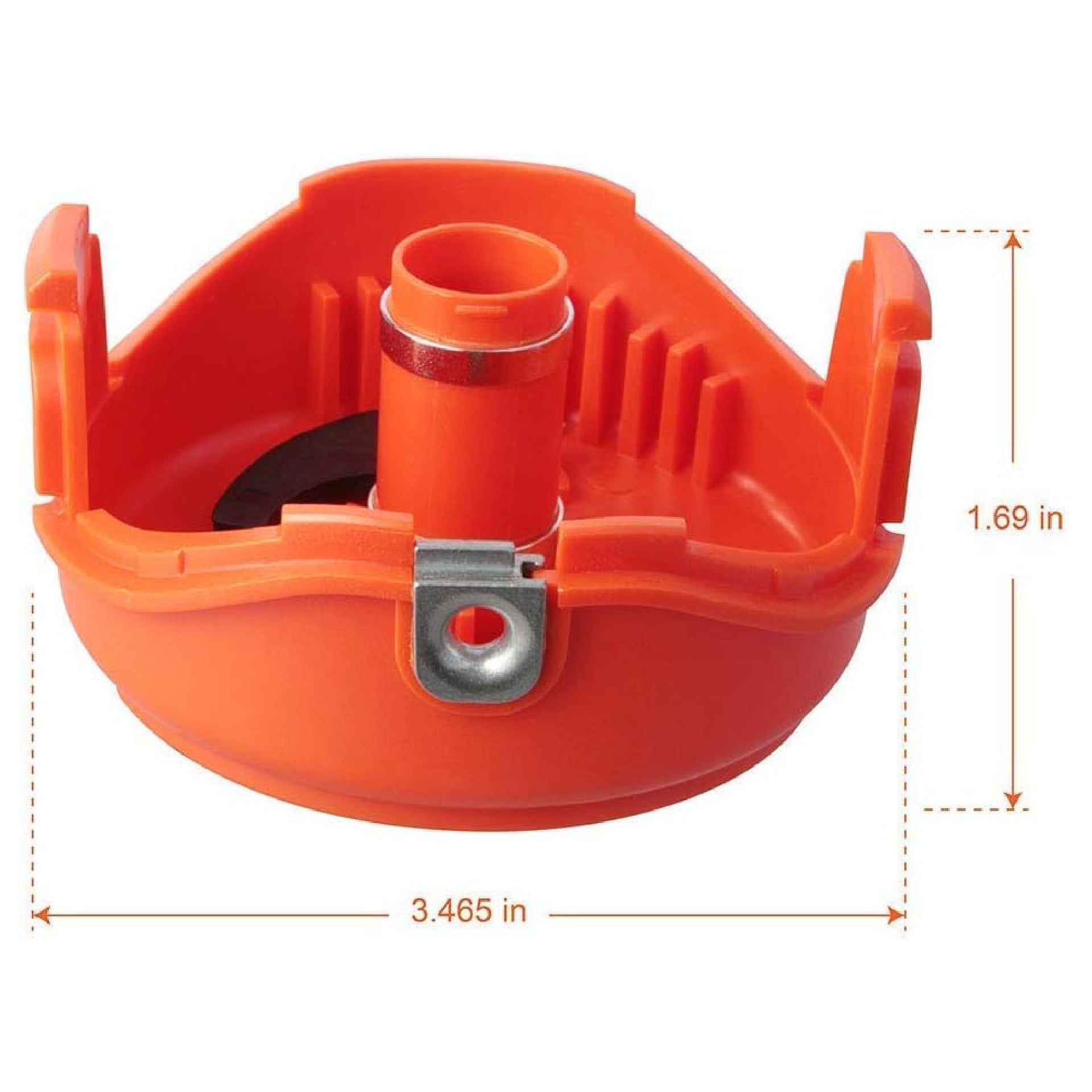 Eyoloty SF-080 Trimmer Replacement Spools Compatible with Black Decker SF-080-BKP GH3000 GH3000R LST540 LST540B Weed Eater 20ft 0.080" Edger Refills with 90583594 Cover Cap (4 Spool, 1 Cap)
