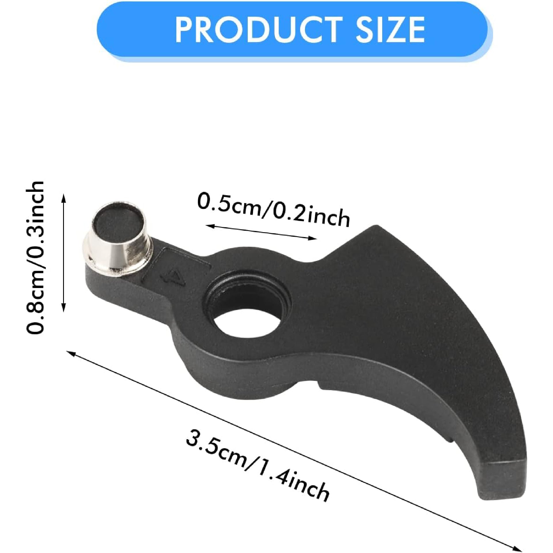 Eyoloty 90567076 Replacement Lever Assy Compatible with Black Decker GH912/LST300/LST400/LST420,90567076-2 Trimmers,Spool Ratchet Lever Easy Installation,String Trimmer Lever Assembly 8 Pack