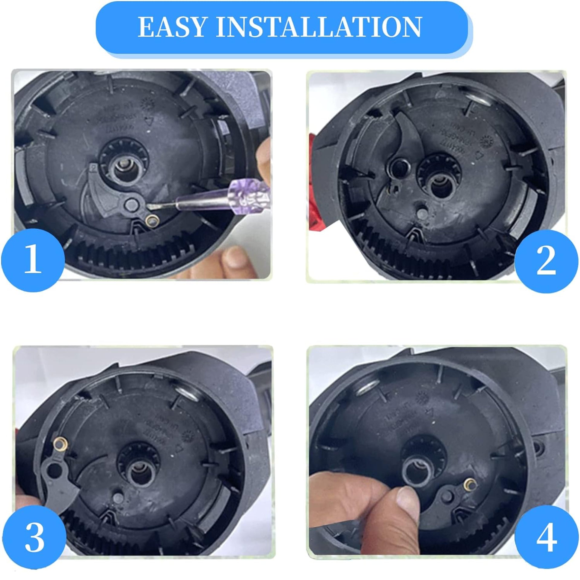 Eyoloty 90567076 Replacement Lever Assy Compatible with Black Decker GH912/LST300/LST400/LST420,90567076-2 Trimmers,Spool Ratchet Lever Easy Installation,String Trimmer Lever Assembly 8 Pack
