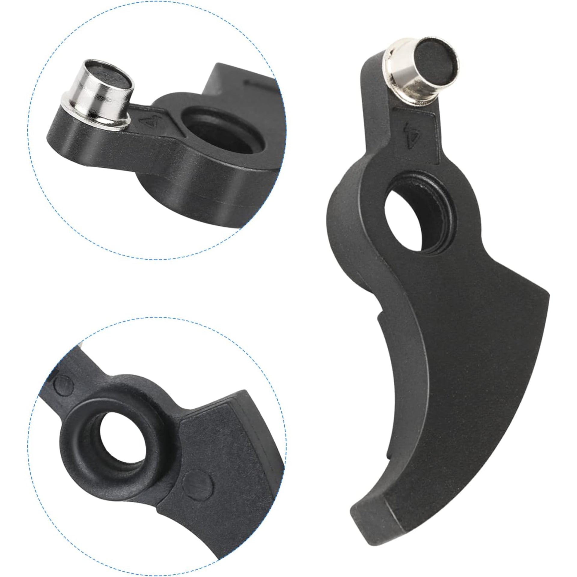Eyoloty 90567076 Replacement Lever Assy Compatible with Black Decker GH912/LST300/LST400/LST420,90567076-2 Trimmers,Spool Ratchet Lever Easy Installation,String Trimmer Lever Assembly 8 Pack