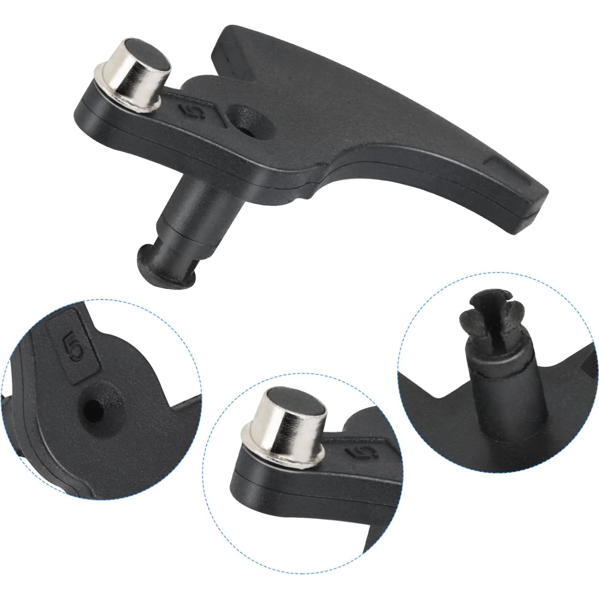 Eyoloty 598435-00SV Replacement Lever Assembly Compatible with Black Decker GH600,74526,ST8000,ST7200,GH600-B3LZ Trimmer,String Trimmer Lever Attachments,Spool Ratchet Lever Replacement Part 8 Pack
