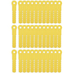 Eyoloty 70289A Nylon Replacement Blades Compatible with Weed Warrior 14867B Push-N-Load 3-Blade Trimmer Head,PivoTrim Hybrid and Ugly Head Hybrid 2-N-1 Weed Trimmer Heads (36 Pack)