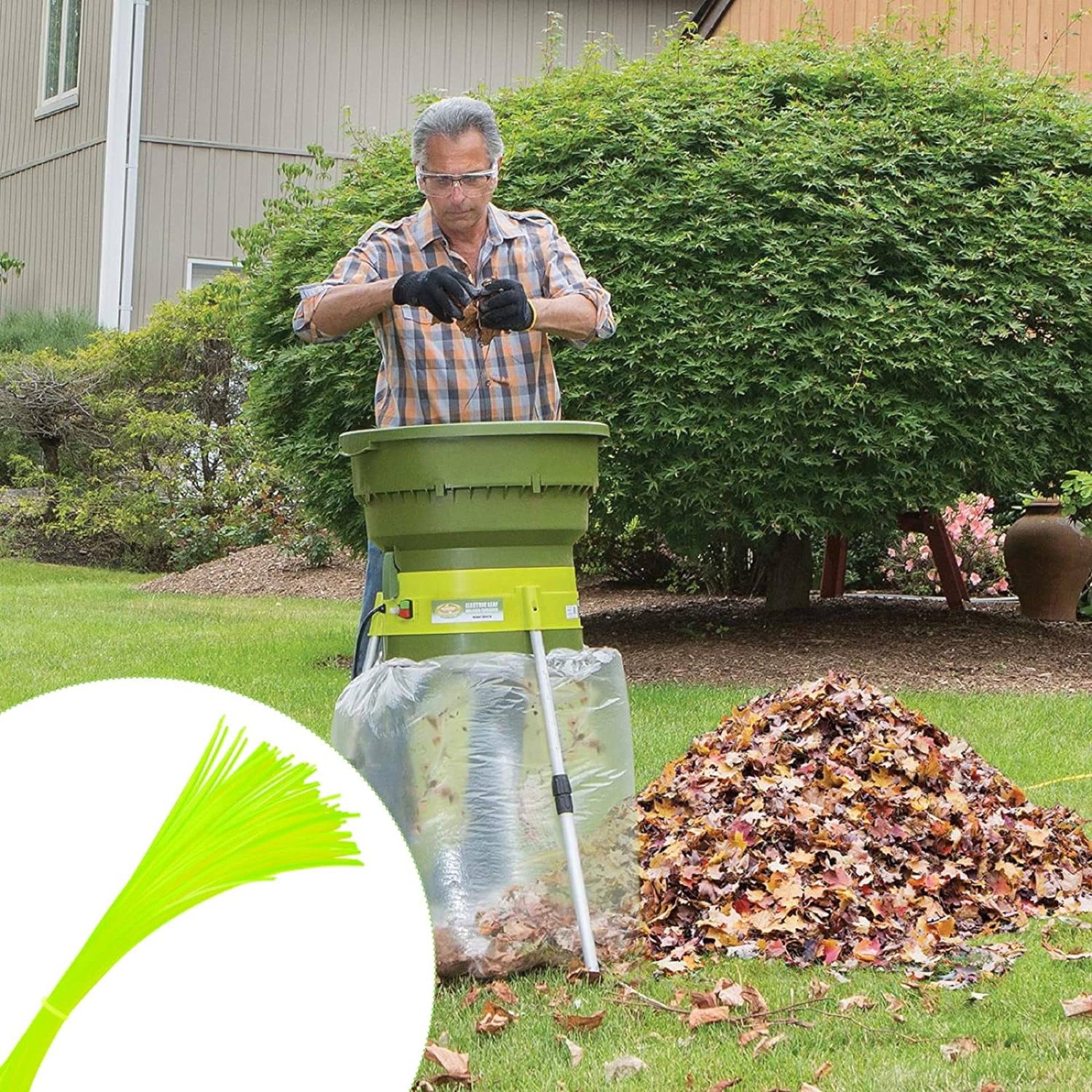 Eyoloty Replacement Line Flex-A-Line 60-Pack Compatible with Sun Joe SDJ616 SDJ616L 13-Amp Corded Electric Leaf Mulcher/Shredder