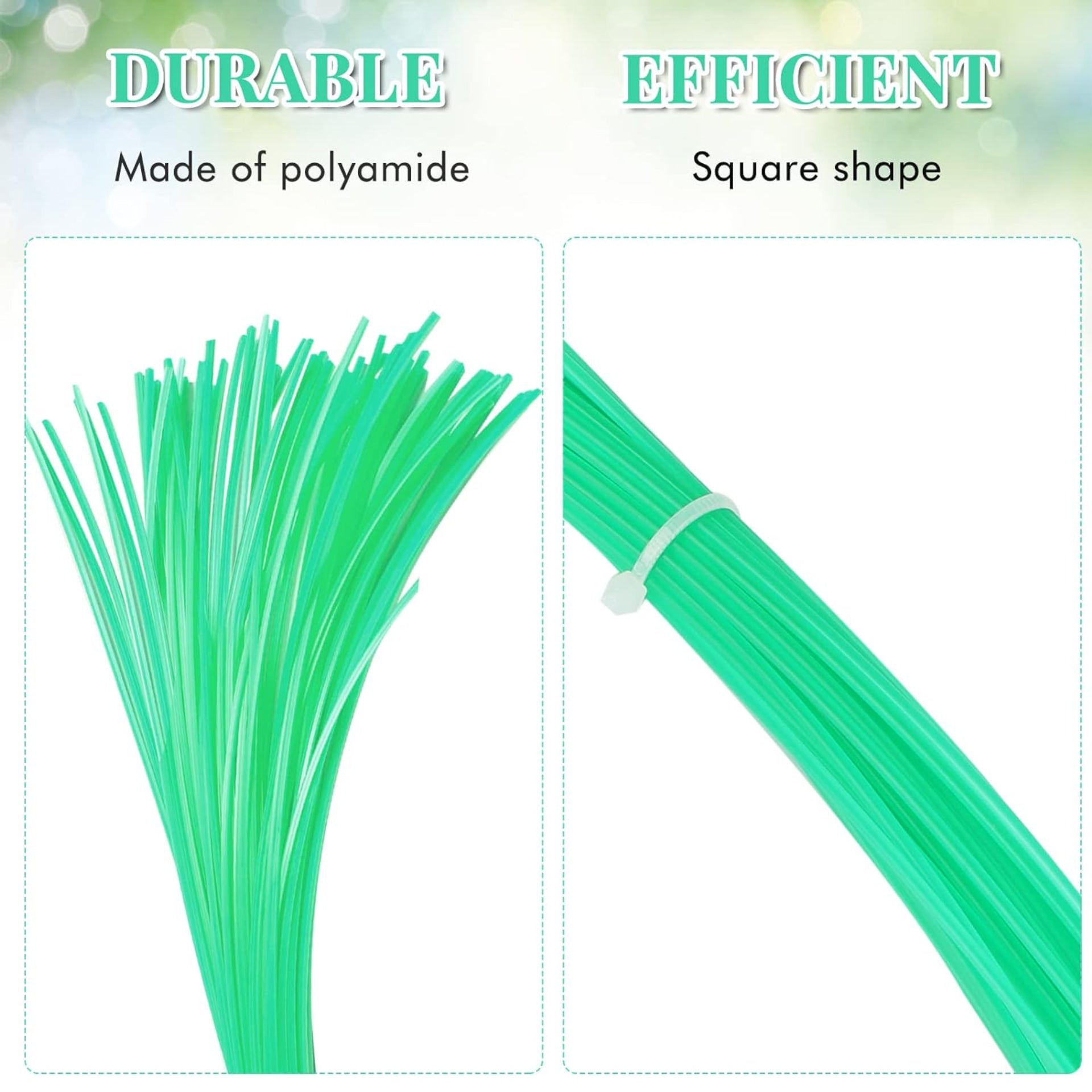 Eyoloty Replacement Line 60-Pack Compatible with Earthwise LM71313 Amp 13-Inch Corded Electric Leaf Mulcher/Shredder