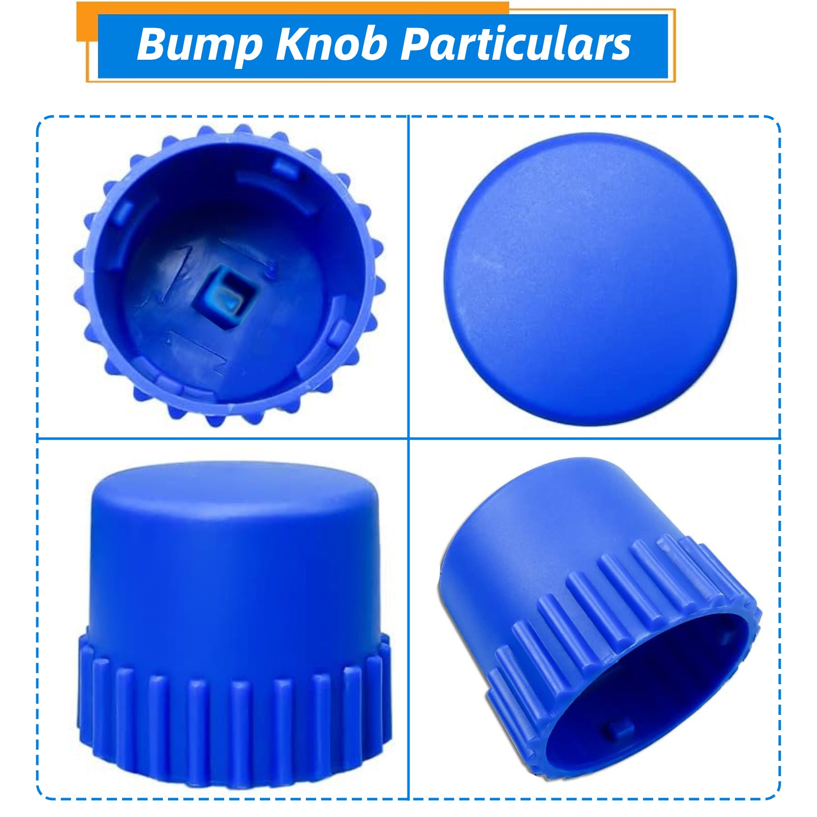 Eyoloty Plastic String Trimmer Replacement Bump Knob Compatible with Kobalt KST 130X-06 (Item #796787) and KST 130X 40-Volt String Trimmers,2906603 Ultra Durable Advanced Bump Knobs 4Pack