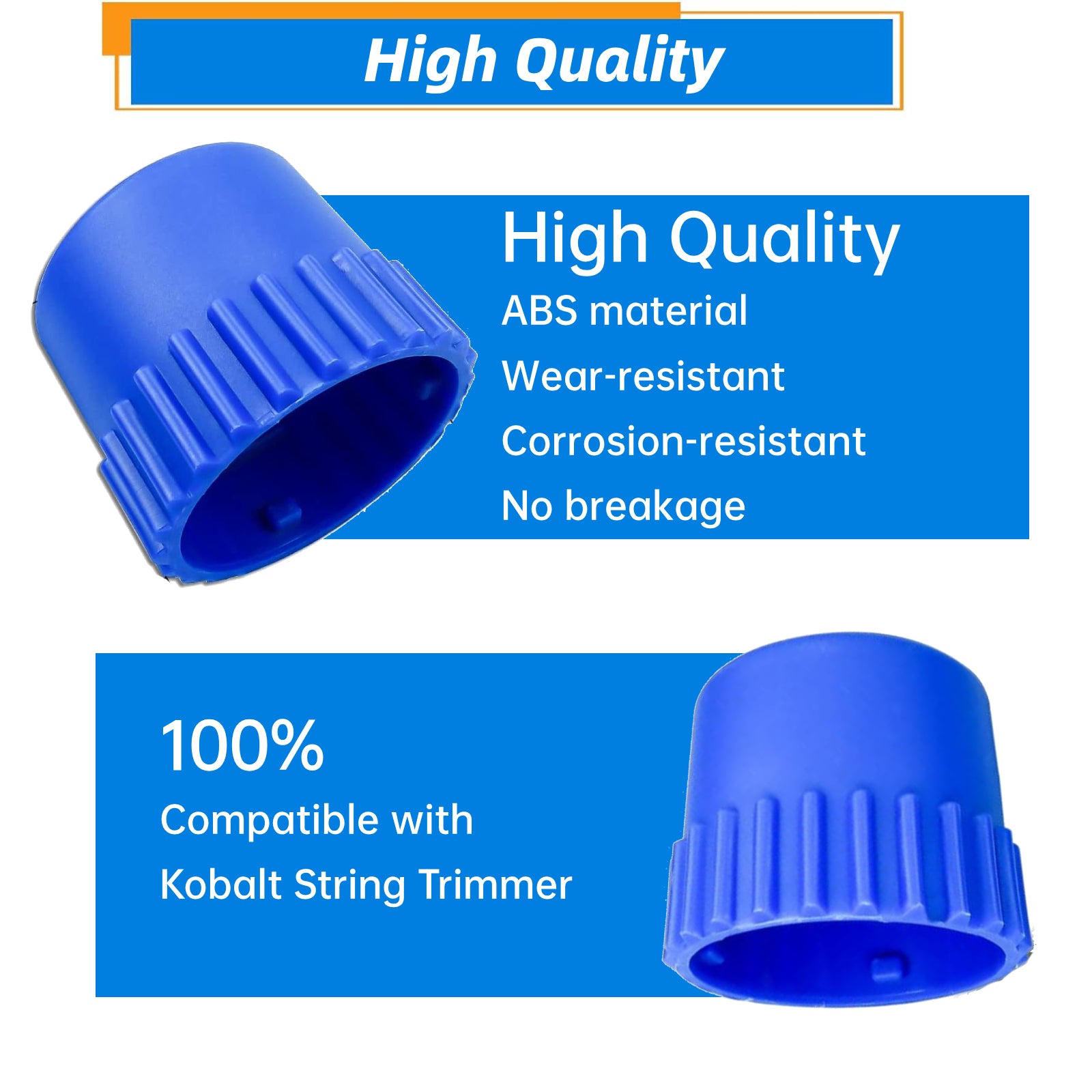 Eyoloty Plastic String Trimmer Replacement Bump Knob Compatible with Kobalt KST 130X-06 (Item #796787) and KST 130X 40-Volt String Trimmers,2906603 Ultra Durable Advanced Bump Knobs 4Pack
